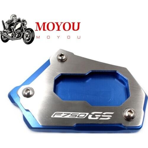 Motorcycle CNC Kickstand Foot Side Stand Extension Pad Support Plate Enlarge For BMW F850GS F750GS F850 F750 GS F 750 GS F 850