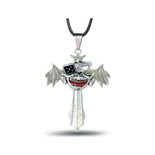 BUDROVKY Dropshipping Fairy Tail Logo Metal Necklace Cosplay Jewelry Anime Figure Pendant Accessories Fairytail Christmas Gift
