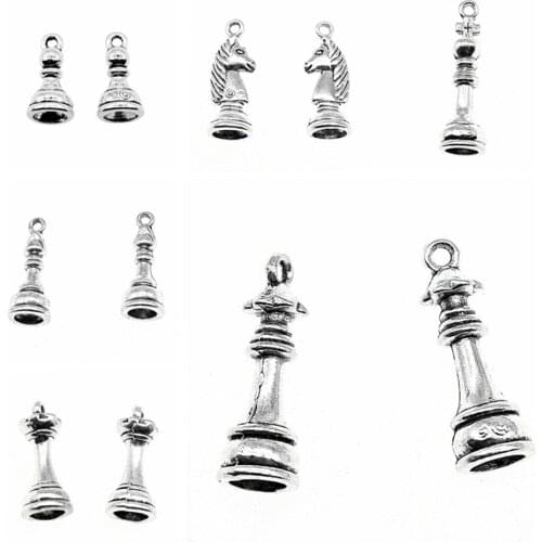 Sejuani diy charms for jewelry making kit pendant for bracelet jewelry accessories Chess Knight Charms