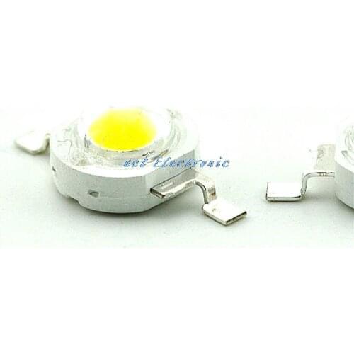 Warm white four golden 1W white light high power LED 80-90LM (10pcs)