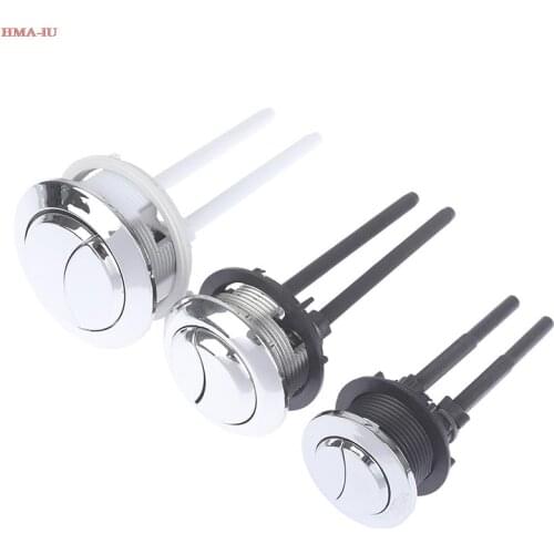 1pc Dual Flush Toilet Tank Button Round Shape Toilet Push Dual Flush Buttons