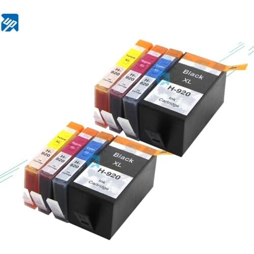 UP 8pk Ink Cartridge compatible for HP 920XL 920 XL for HP Officejet 6000 6500 6500 6500A 7000 7500 7500A with chip