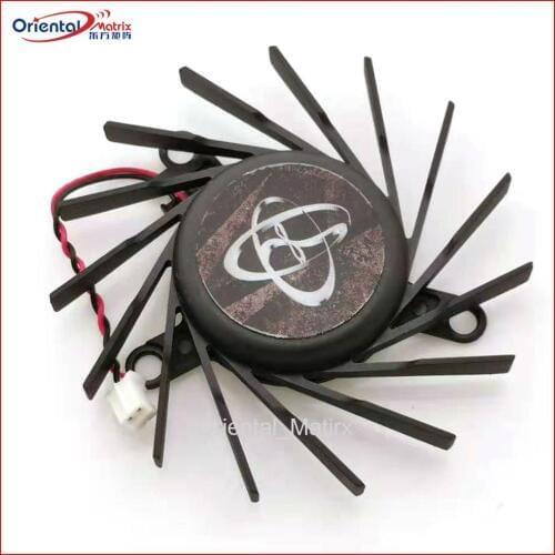 MGA7012XR-O20 12V 0.36A 75mm 52x48x36mm VGA Fan For XFX HD5770 HD6770 Graphics Card Cooling Fan 2Wire 2Pin