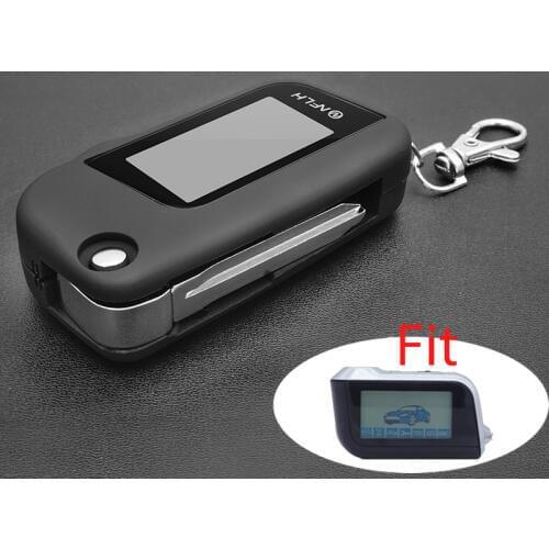 New Version A93 Cover Case Keychain with Key Blade with Glass for Starline A93 LCD Two Way Remote Controller Protective Shell