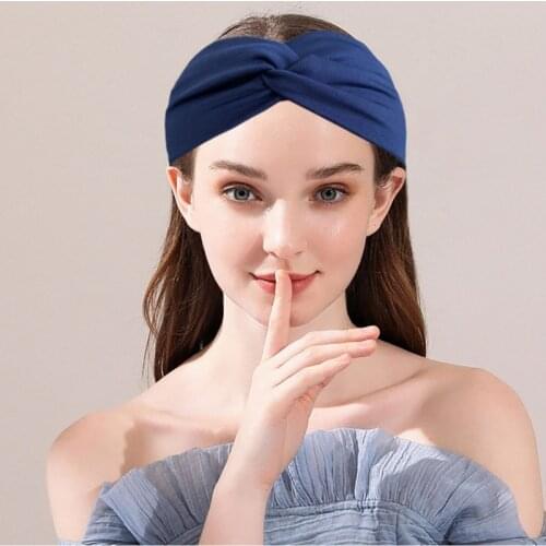 Women Yoga Cross Hairband Solid Hair Band Ladies Yoga Sports Elastic Headband Women Sport Running Exercise Hair Accessories