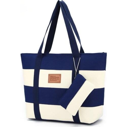 Women Canvas Beach Bags Fashion Large Handbags Female Shoulder Bag Ladies Shopping Messenger Tote Handbag Designer Bolsa Set Bag