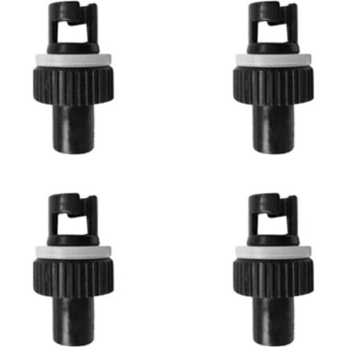 4Pcs Air Pump Hose Valve Adapter Kayak Inflatable Boat Air Valve HR Hose Adapter Water Fit for Boat Kayak Rubber Boats