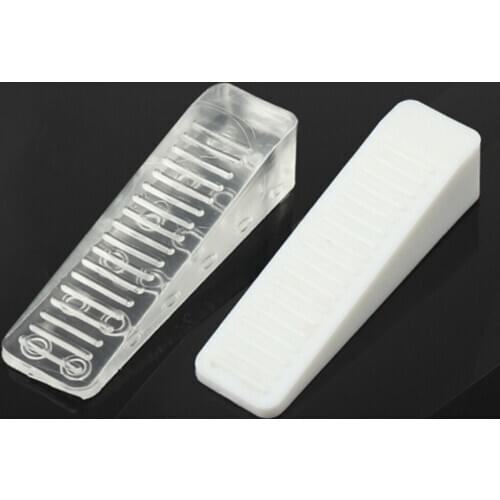 4Pcs Soft Plastic Door Stopper Windproof And Anti-pinch Safety Door Wedge Door Top Anti-Collision Clear White Door Clip Block