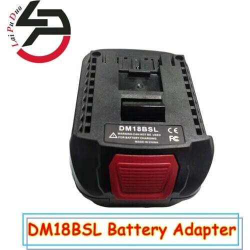 Battery Converter Adapter DM18BSL For Milwaukee 18V M18 Dewalt 20V Li-Ion Battery Used To For Bosch 18V Tool Batteries