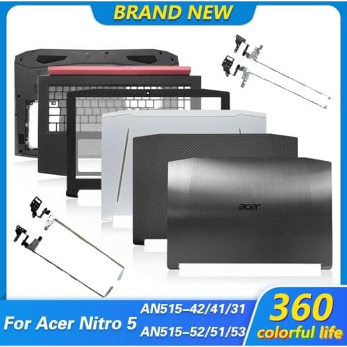 NEW Metal Laptop For Acer Nitro 5 AN515-42 AN515-41 AN515-51 AN515-52 AN515-53 LCD Back Cover/LCD Front Bezel/Hinges AP211000700