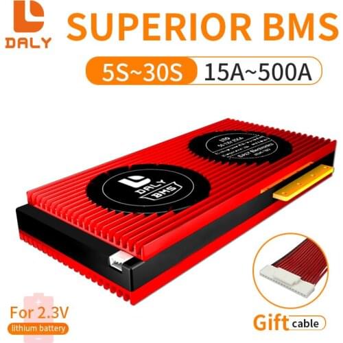 DALY BMS LTO 5S 10S 15S 20S 25S 30S 15A 20A 30A 60A 80A 120A 200A 300A 500A Balance BMS PCB PCBA Board Used For LTO Battery Pack