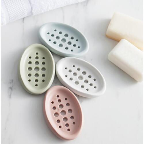 Sponge Soap Holder Home Bathroom Shower Kitchen Sink Silicone Draining Rack Box Hot
