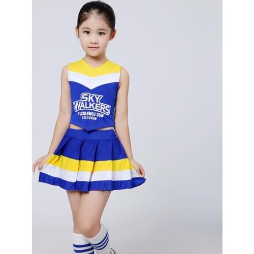 Kid Street Dance Hip Hop for Girls Cheerleader Uniform Girl Jazz Dance Costumes Child School Suit Children Dancing Clothes