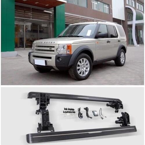 For LAND ROVER Discovery 3 LR3 2005-2009 Electric Automatic Running Boards Side Step Bar Pedals High Quality Motor Switch