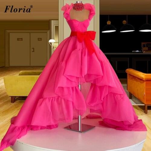Fuchsia Celebrity Dresses For Women 2021 Sleeveless Red Carpet Runaway Dresses Film Opening Ceremony Gowns вечернее платье 2021
