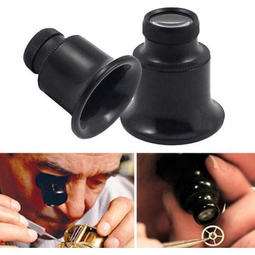 Hot Watch Eyes 20X Jeweller Optical Glasses Magnifier Jeweler Watch Repair Eye Glasses Optical Lens Magnifier Loupe Tools