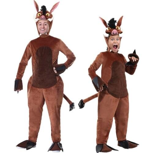 Childrens Day Halloween School Spring Festival Evening Stage Stage Performance Adult Children Wild Boar Boar Character Costume