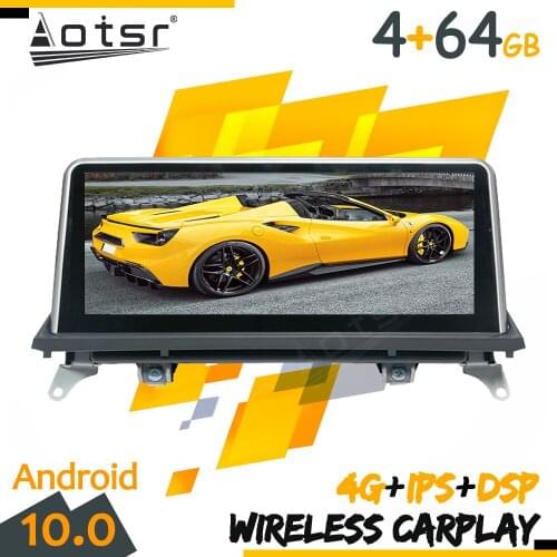 Android Tape Radio Recorder Car For BMW X5 E70 F15 X6 2007 - 2013 GPS Navi Multimedia Player Stereo Autoradio Carplay Head unit