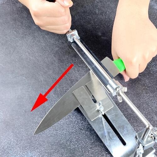 Professional Sharpening system Honing machine Fixed angle knife sharpener 320 grit sharpening stone blade apex sharp kitchen bar
