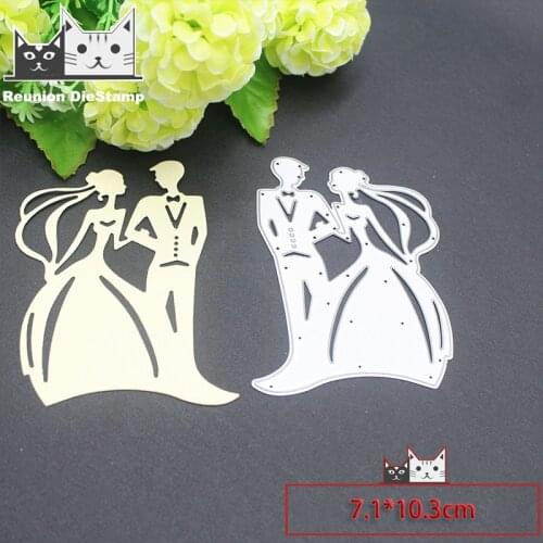 Reunion 2020 New marry wedding Metal Cutting Dies DIY Scrapbooking Paper Photo Album Crafts Die Cut Seal Punch Stencils