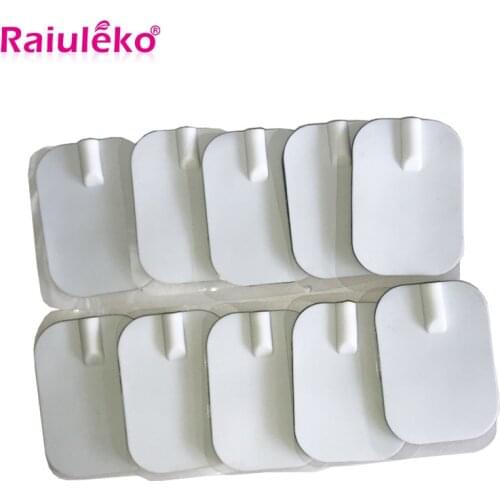 20/10p Silicone Electrode Pads Gel Tens Sticker for Electrodes Digital Therapy Machine Massager Nerve Muscle Stimulator Slimming
