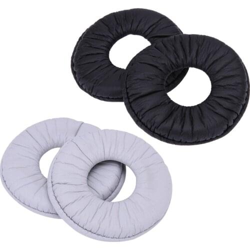 2Pcs 70mm Soft Foam Leather Replacement Ear Pads Cushion For Sony MDR-ZX100 ZX300 V150 V300 Headphones Headset Earpads Dropship