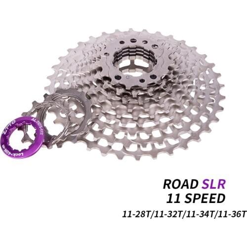 Road Bike 11 Speed SLR2 Cassette Ultralight Bicycle 11S 11-28T/32T/34T /36T Freewheel Sprocket 11V K7 CNC Road Gravel Bike