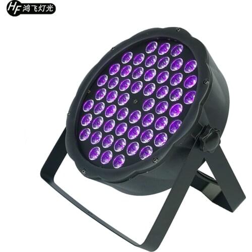 54W Led Ultraviolet Par Lights DMX512 Flat Par UV Light Dj Party UV Lights uv spotlight