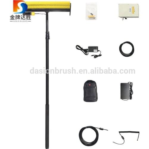 3.5 Meters Telescopic Pole Automatic Cleaning Brush Electric Solar Panel Cleaning Machine