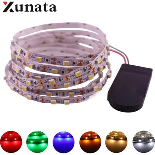 DC 5V LED Strip Light IP65 Waterproof 5MM 8MM 60LEDs/m Flexible Tape 3528 LED Lights Lamp TV Background Lighting 0.5m 1m 2m