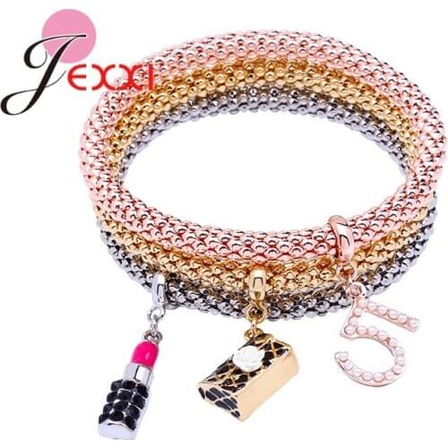 Women Fashion Tree Pendant 925 Sterling Silver Bracelets Good Sale Plant Design Barcelets & Bangles Wholesale