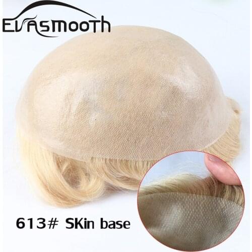 0.06mm Men Toupee Skin Base Hair Replacement System Unit Men Wig Hair Piece Man Wig Human Natural Hair Wig Peluquin Hombre Wig