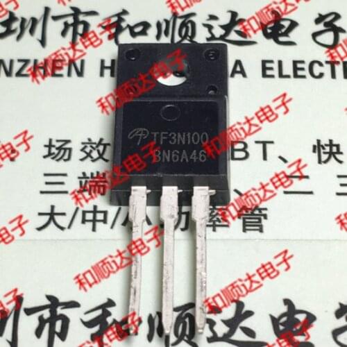 10pcs/lot TF3N100 AOTF3N100 brand new spot TO-220F