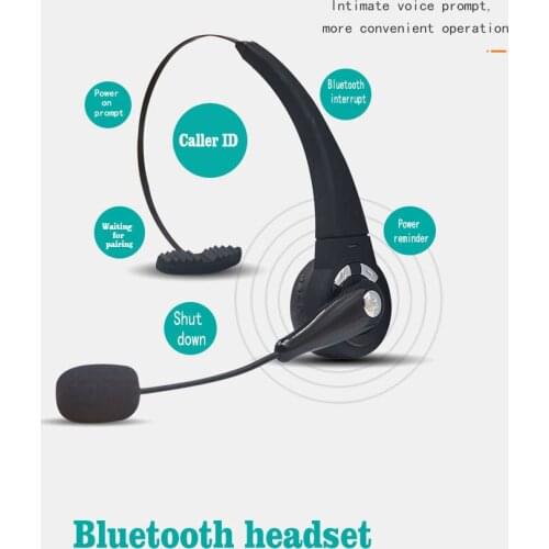 2021 Bluetooth Headset Handsfree Noise Canceling with Microphone Headphones for PS3 Smart Phones Tablet PC Stereo Headset