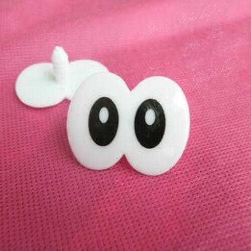 500pcs/lot--- 28x35mm plastic safety cartoon toy eyes with washer for plush bear accessories
