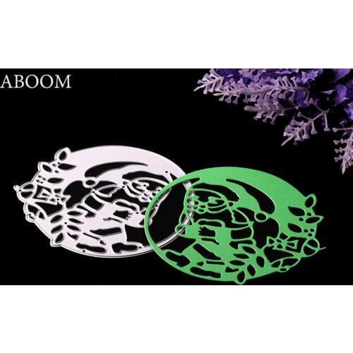 ABOOM New 1PC Christmas Santa Claus Metal Die Cutting Dies For Scrapbooking Photo Album Decorative Embossing Folde Die Cut