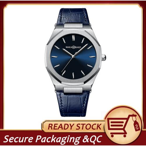 Addies Men's Watch With Leather Strap