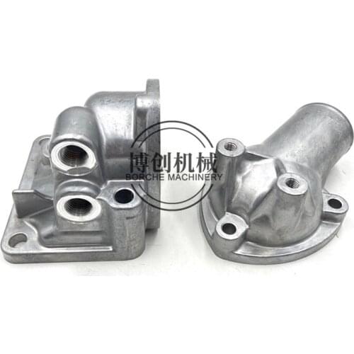 Free shipping for KOBELCO SK200/210/230-6 Thermostat Seat 6D34 Engine Thermostat Upper and Lower Seat excavator parts