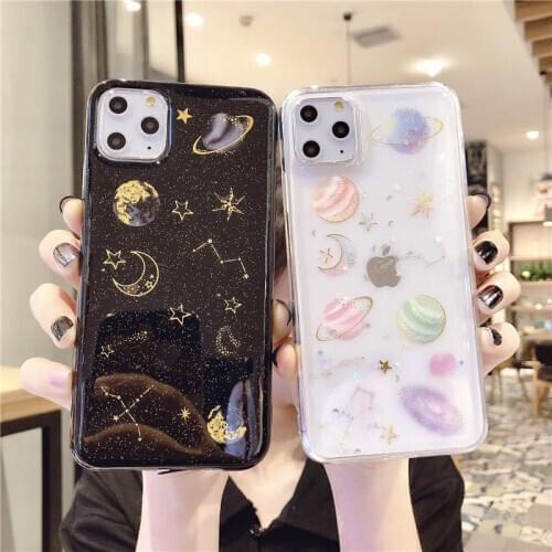 Glitter Planet Star Case For Huawei P20 P30 P40 Lite Pro Mate 20 30 Nova 3i 3 Honor 20 Pro 10 Lite 9 8X P Smart Y9 Prime 2019