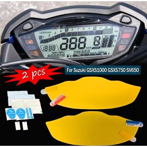 For Suzuki GSXS750 GSXS1000 SV650 Screen Protector Cluster Meter Dashboard Cover Instrument Protective Film GSX-S 750 1000 16-20
