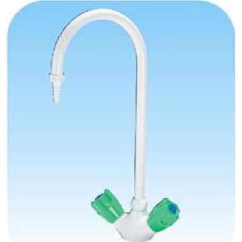 E5001 vertical single mouth hot and cold gooseneck faucet