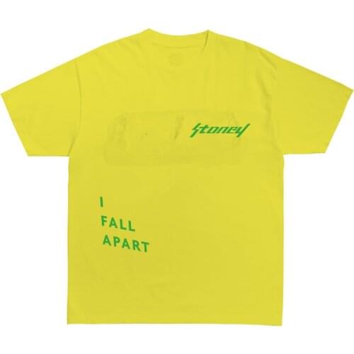 New Summer Cool T Shirt Post Malone Hip Hop T-Shirt Men Women Stoney Two Side Letter Print Tshirts Cotton Swag EU Size Tee Tops