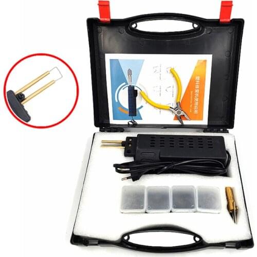 Hot Stapler Car Bumper Plastic Welding Torch Fairing Auto Body Tool Welder Machine 200 Staples Car Bumper Repair Machine