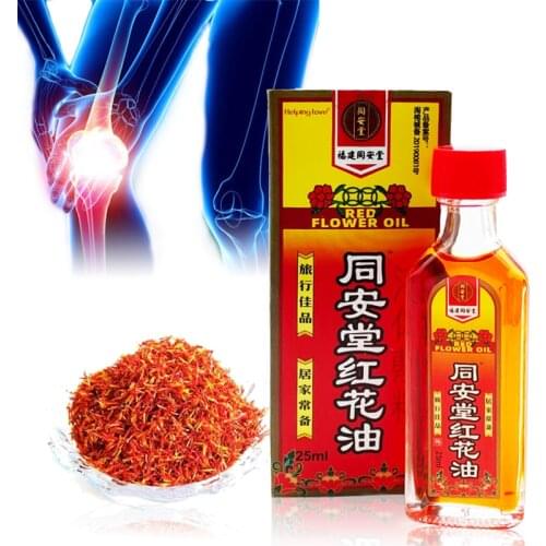 Chinese Traditional Brand Safflower Oil Rheumatoid Arthritis /Joint /Muscle Pain Relief Essential Oil Pain Killer Medical Plaste