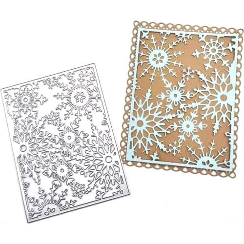 Metal Cutting dies cut die Christmas dies Snowflake Metal mold Scrapbook paper craft knife mould blade punch stencils dies