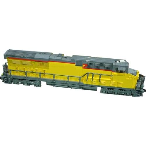 Es44Ac Pacific-Train Model High-Tech Electric Building Blocks Children Aldult Creative Assembly Diy Bricks Toy Children MOC Gift