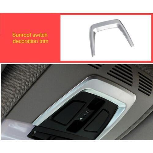 Molding Trim Sunroof Switch Decoration For Bmw Gran Tourer Abs 2015-2019 1pc Chrome 2 Series F46