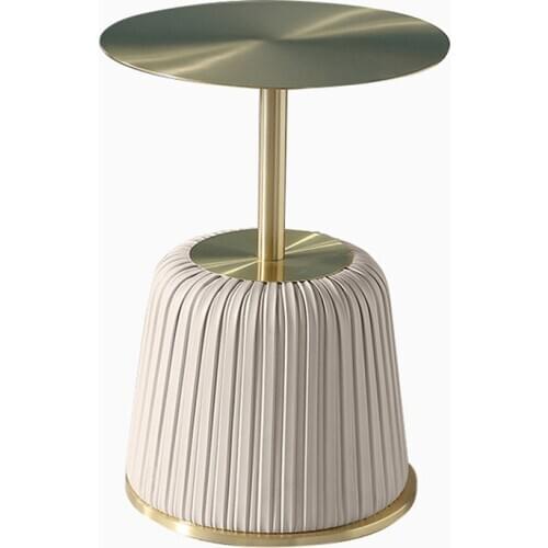 Nordic Round Coffee Table Minimalist Modern Living Room Furniture Home Tea Tables Small Apartment Light Luxury Coffee Table