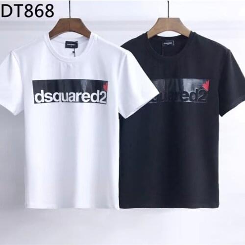 2021 New DSQ2 High Street Round Neck Mens Printed T-Shirt DT868
