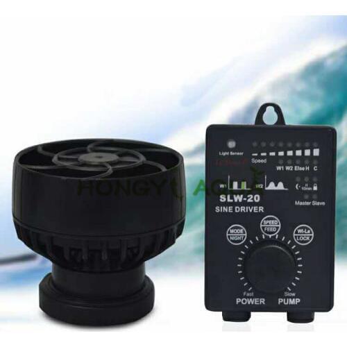 Jebao SLW-20 SINE WAVE Flow Wavemaker NEW arrival SUPER Quiet Powerful Reef Marine Pump 10000LPH